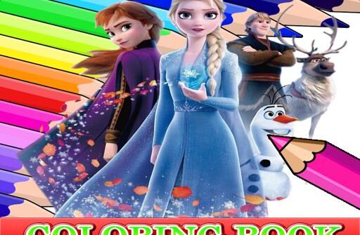 coloring book for frozen elsa