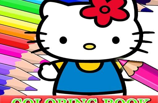 coloring book for hello kitty