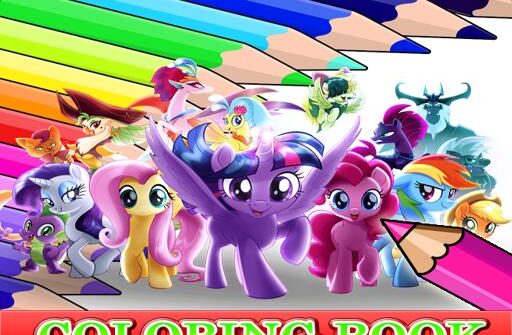 coloring book for my little pony