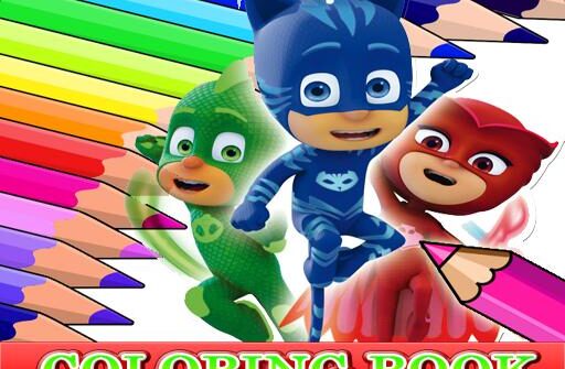 coloring book for pj masks