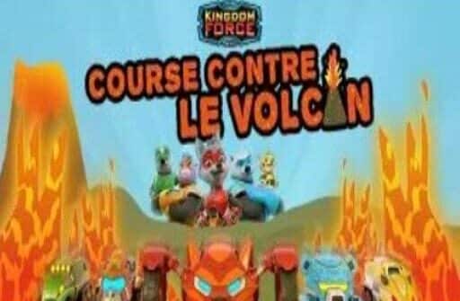 course contre le volcan