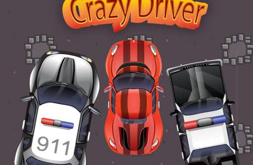 crazy driver police chase online game