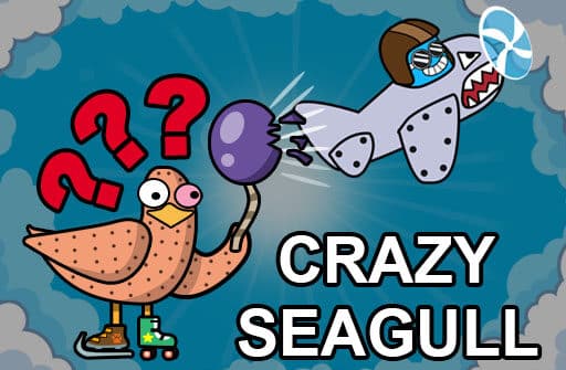 crazy seagull