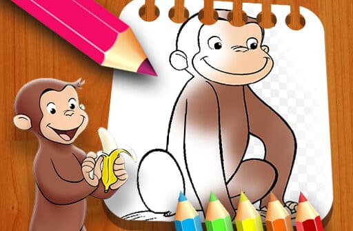 curious george coloring book