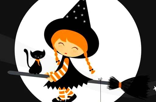 cute halloween witches jigsaw