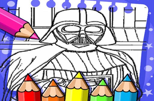 darth vader coloring book