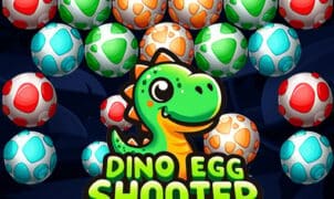 dino egg shooter BUBBLE GAME 3: CHRISTMAS EDITION