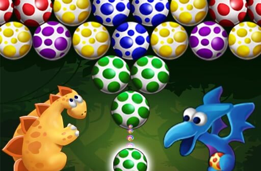 dino eggs bubble shooter