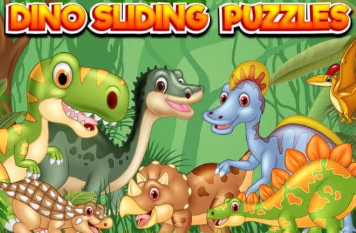 dino sliding puzzles