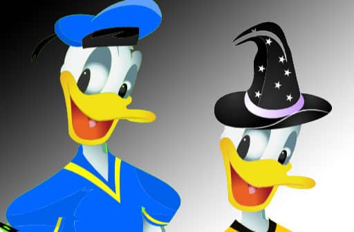 donald duck dressup