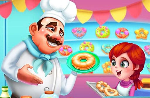 donut cooking game