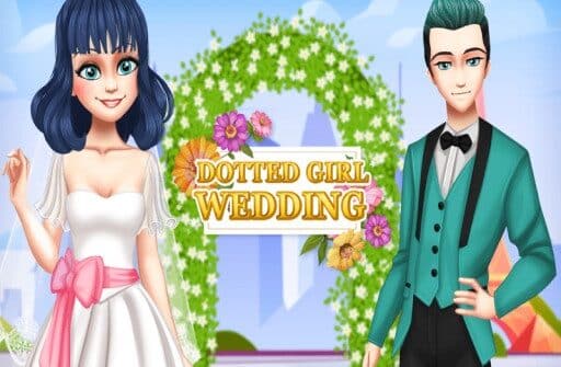 dotted girl wedding game