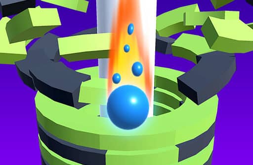 drop stack ball fall helix blast crash 3d