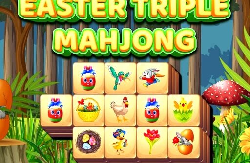 easter triple mahjong