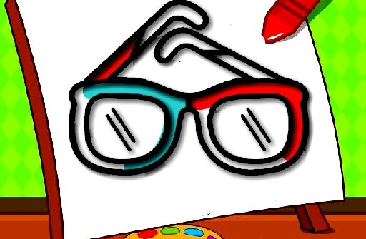 easy kids coloring glasses