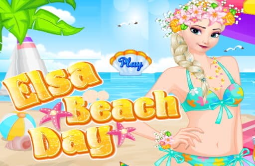 elsa beach day