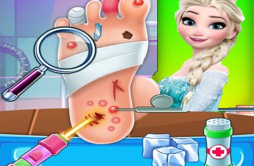 elsa foot doctor clinic frozen surgery hospital