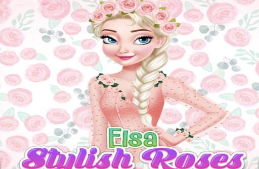 elsa frozen stylish roses