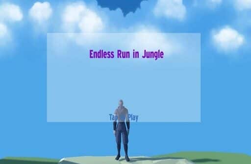 endless runner in jungle