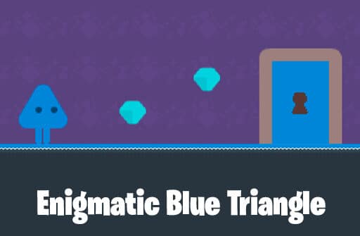 enigmatic blue triangle