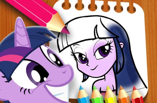 equestria girls coloring book