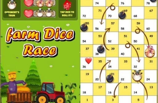 farm dice race