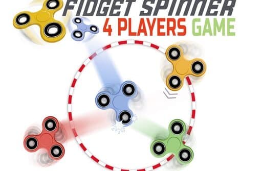 fidget spinner 4 players game