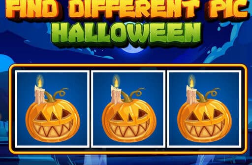 find different pic halloween