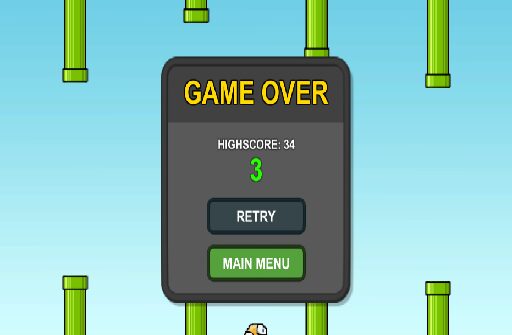 flappy bird 2d game