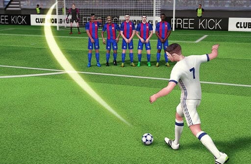 free kick football