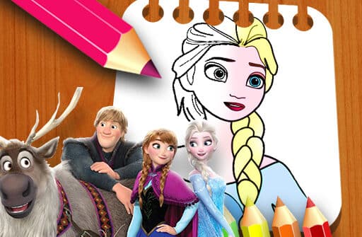 frozen ii coloring book