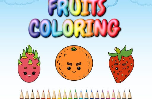 fruits coloring