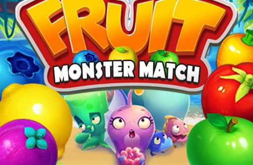 fruits monster match