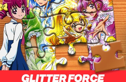 glitter force jigsaw puzzle