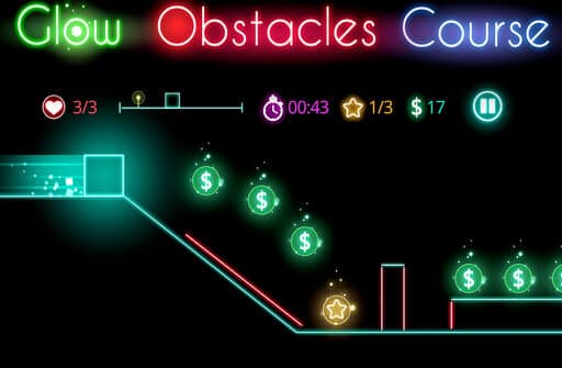 glow obstacle course