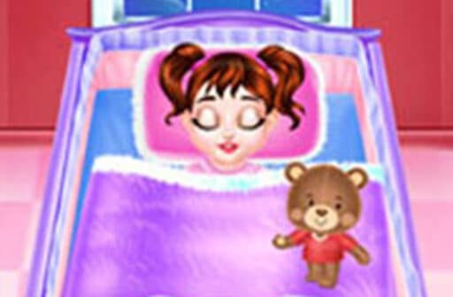 good night baby taylor baby care game