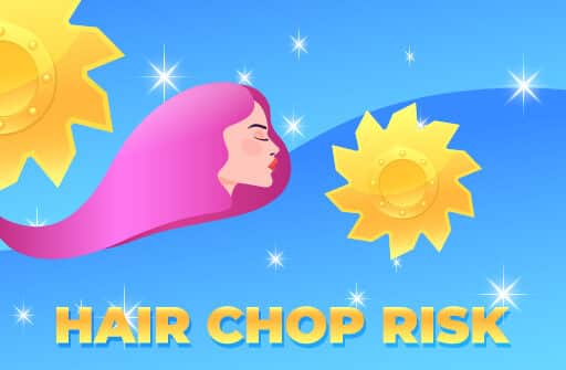 hair chop risk cut challenge