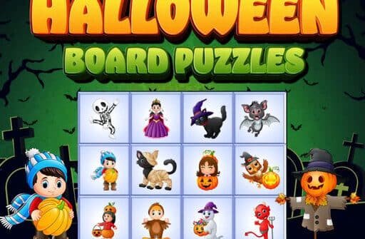 halloween board puzzles