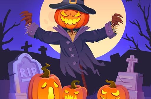 halloween monster party jigsaw