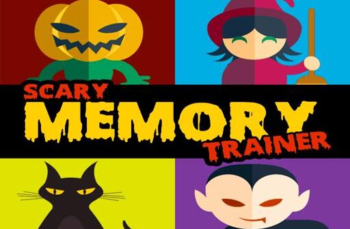 halloween pairs memory game brain training