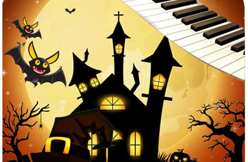 halloween piano tiles