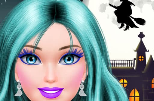 halloween salon girls game