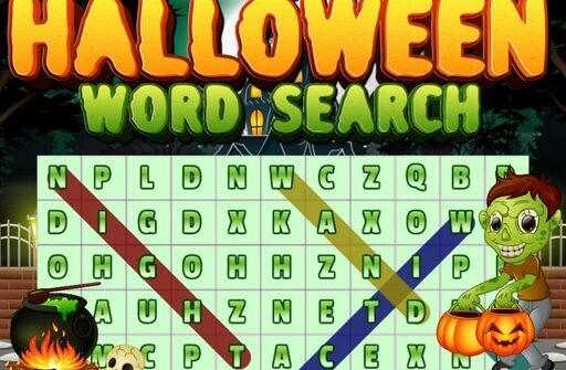 halloween words search