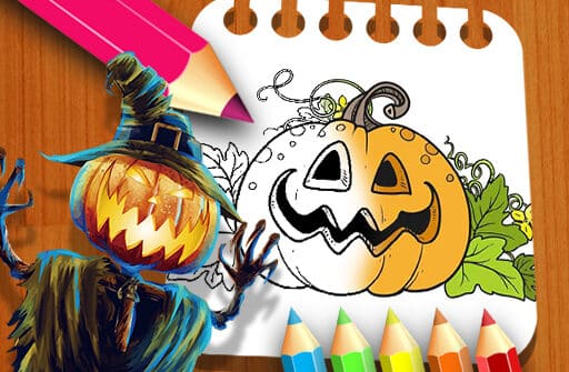 hallowen coloring book