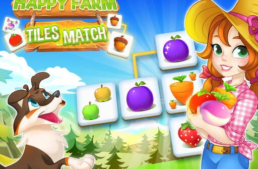 happy farm tiles match