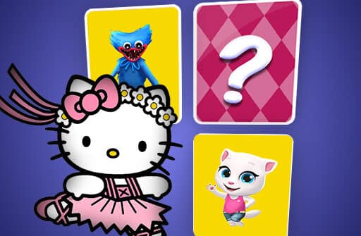 hello kitty memory card match