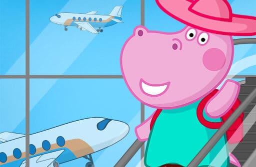 hippo family airport adventure