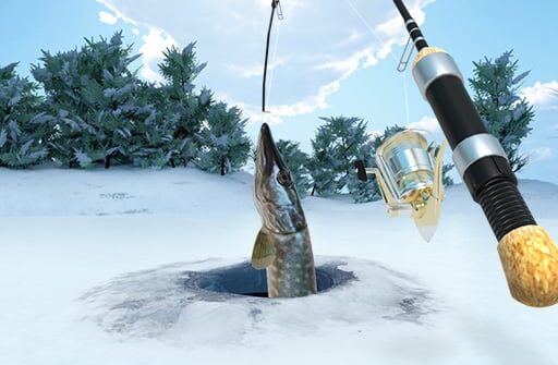 ice fishing