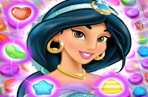 jasmine aladdin match 3 puzzle