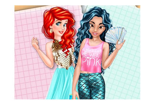 jasmine and ariel wardrobe swap